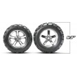 Traxxas T-MAXX 3.3 Gris - 4x4 - 1/10 NITRO +1L DE RODAGE OFFERT