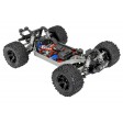 Traxxas Rustler 4x4 Rouge Brushed TQ ID LED 1/10e Prête à rouler