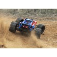 Traxxas Rustler 4x4 Rouge Brushed TQ ID LED 1/10e Prête à rouler