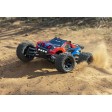 Traxxas Rustler 4x4 Rouge Brushed TQ ID LED 1/10e Prête à rouler