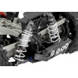 Traxxas Rustler 4x4 Rouge Brushed TQ ID LED 1/10e Prête à rouler