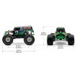 Traxxas Monster Jam Grave Digger 1/16 2WD BRUSHED TQ-2 EP RTR avec sac