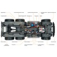 Traxxas TRX-6 Mercedes-Benz G 63 AMG 6x6 Blanc