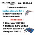 Traxxas Hot Rod Coupé Bleu 4x4 Brushed RTR 1/10e SUR-COMMANDE