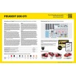 1/24e Heller STARTER KIT Peugeot 205 GTI