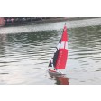 Volantex rc Voilier COMPASS 65CM - Prêt à naviguer