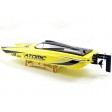 Volantex rc ATOMIC 70cm Brushless Racing Boat Jaune Prêt à naviguer