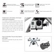 Walkera Nacelle Brushless G-2D METAL avec contrôleur GoPro 3 / iLook camera pour x350 pro/phantom