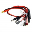 Cordon de charge bananes 4mm multi universel
