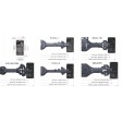 Jante RC4WD Mickey Thompson Street Comp SC-5 1.9'' Beadlock (Hyper Silver) 2 paires 1/10 Crawler