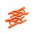 Triangles de suspension avants renforcées orange Traxxas 2WD