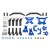 Upgrade kit de transmission renforcé bleu – HOSS/SLASH/RUSTLER 4X4