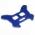 Support amortisseur arrière ALU bleu - INFERNO GT/MP7.5