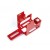 Cellule ALU rouge (chassis) - EASYCOPTER V2 LUXE