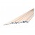 Baguette balsa rectangulaire 5x10mm 1m
