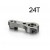 Palonnier de direction en alu 24 dents Gris
