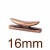 Taquet en métal 16 mm de long pièce