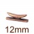Taquet en métal 12 mm de long pièce