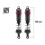 Paire d'amortisseurs 1/8e 120mm BIG BORE 16mm + kit 3 ressorts (H/M/S)
