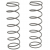 Ressorts d'amortisseur 84mm 0.94n/mm (x2) - Arrma