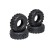 Jeu de pneus 1.0 Rock Lizards noir (4pcs): SCX24