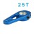 Palonnier alu bleu renforcé (25 dents) pour servos Savox/Futaba...