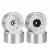 Jantes Beadlocks Blanches Métal lestées FAST - Hexa 12mm 100gr