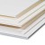 Carton plume standard A2 42x59,4cm ép 5mm côtés blanc/blanc cœur Blanc
