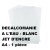 Feuille de décalcomanie à l'eau A4 blanche (Jet d'encre)