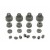 Bouchons d'amortisseurs, pistons: Circuit, Ruckus, Boost, Torment