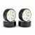 Roues Fastrax 6 batons Street/Drift D1 blanches déport 6mm 1/10 4pcs