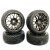 Roues Fastrax Mesh Gun metal Gomme Tread 4pcs 1/10