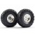 Roues Fastrax Granite 140mm chrome (2) 2.2" 1/10 Crawler