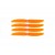 Hélices GEMFAN 5030 / 5x3’’ orange sens horaire CW