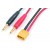Cordon de charge bananes 4mm - femelle XT60 - 15cm