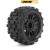 Roues Jetko Wasteland 1/8 SMT Belted 4.0 noir Hex 12-17mm (2)"
