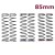 Kit ressorts amortisseurs HTR Racing Big Bore arrière 85 mm 3 densités 1/8e