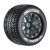 Roues Louise RC MT-ROCKET Soft Jantes 2.8' noires Hexagone 12mm 2WD avant 1/10e