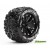 Roues Louise RC MT-Spider Jantes 2.8 Noir avant (x2) 1/10e