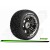 Roues Louise RC ST-VIPER Jantes 3.8 type Bead Chrome noir Hex 17 Stadium Truck 1/8