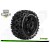Roues Louise RC X-UPHILL MFT + Jantes noires Hexa 24mm Arrma 8S