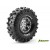 Roues Louise RC CR-ROWDY Chromées Noir 1.9" super soft Crawler 1/10e