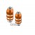 Manches alu orange 4mm (2 pièces) MPX RoyalEvo/RoyalPro/Cockpit/Smart SX