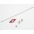 Set de barre de bell rouge SOLO PRO 228/H30