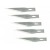 5 Lames n°11 standard droites pour cutter