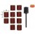 10 bandes abrasives grain 120 ø14mm avec support Proxxon MICROMOT