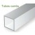 252-Evergreen 3 Tubes carrés 3,17x3,17x355mm