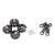 Pièces d'amortisseur plastique (2pcs) - PIRATE BAJA RC I MONSTER TRUCK EP