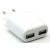 Chargeur double sortie USB sur alimentation 220v