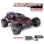 Traxxas Rustler 4x2 BL-2S HD Clipless 1/10e Rouge Accu + Chargeur SUR-COMMANDE